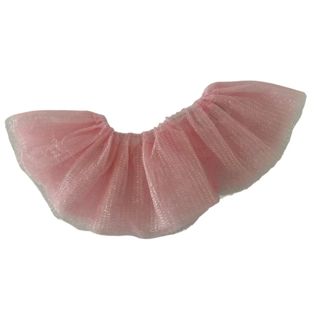🦋 5/$25 - Ballet Pink Tulle Tutu Skirt with Ribbon for Girls